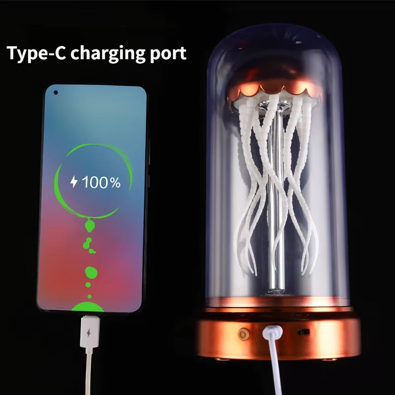 Bluetooth Octopus Audio Jellyfish Glowing Atmosphere Light Birthday Valentine'S Day Gift Singing Dance Decoration Colorful Light